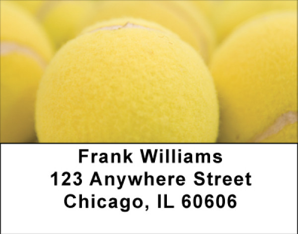 Tennis Balls Address Labels | LBBBH-39