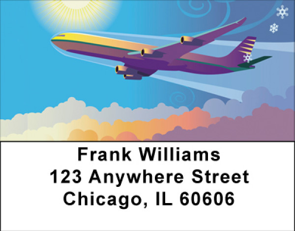 Commercial Travel Address Labels | LBBBH-42