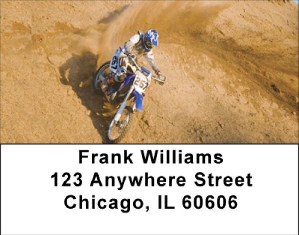 Dare Devils On Dirt Address Labels | LBBBH-60