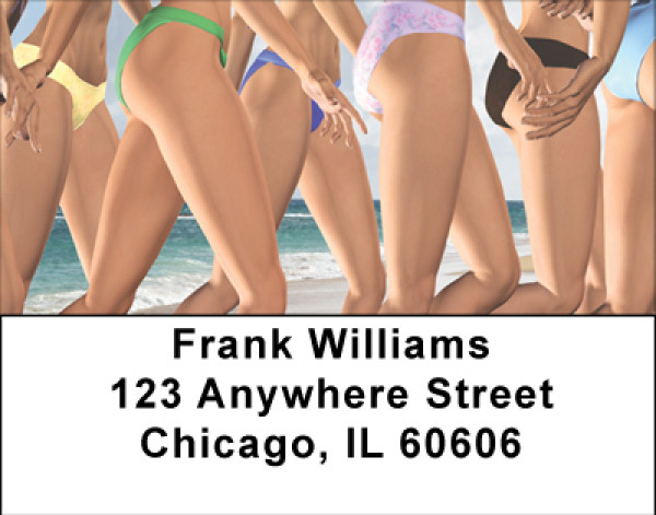 Beach Legs Address Labels | LBBBH-81