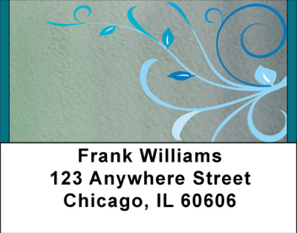 Filigrees In Color Address Labels | LBBBI-14