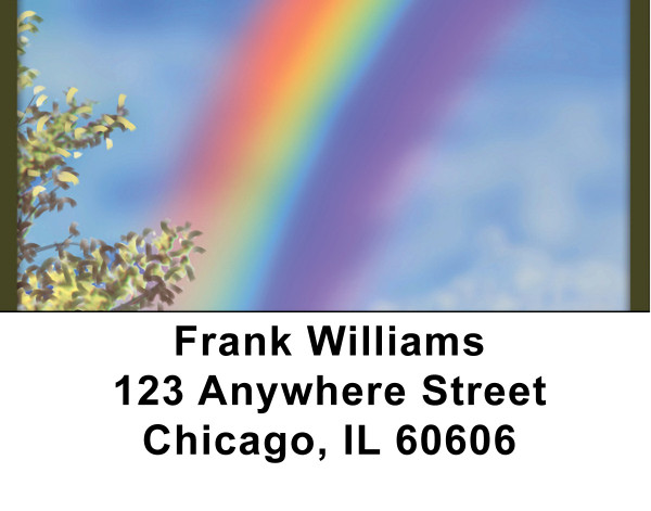 Rainbow Sky Address Labels | LBBCE-78