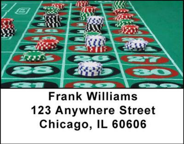 Gambling Address Labels | LBGME-02