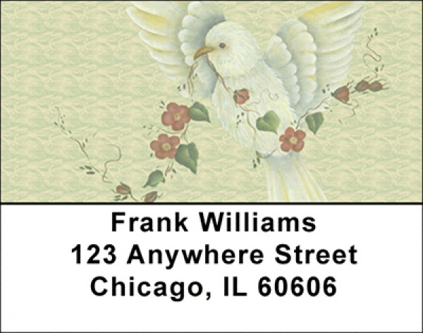 Tranquil Visitor Address Labels by Lorrie Weber | LBJHS-02