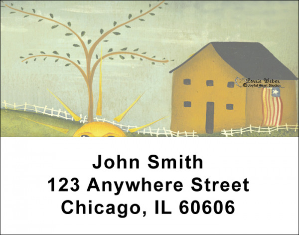 Homespun Seasons Address Labels by Lorrie Weber | LBJHS-05