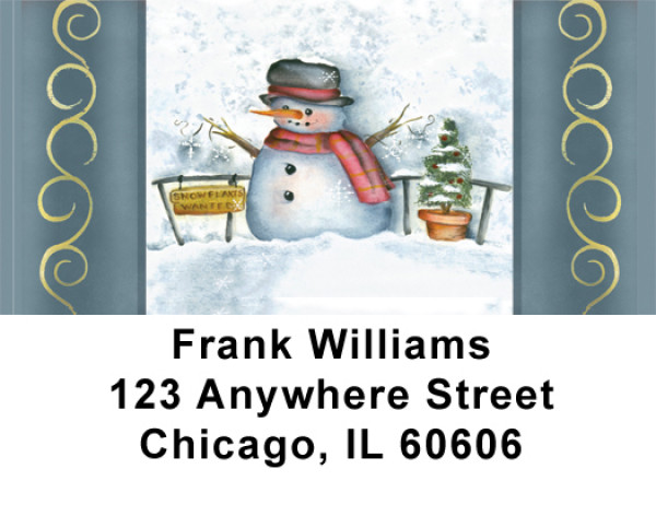 Snowflake Collector Address Labels | LBJHS-19