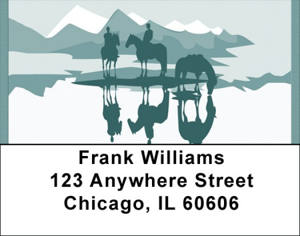 Mountain Riders Address Labels | LBQBA-07