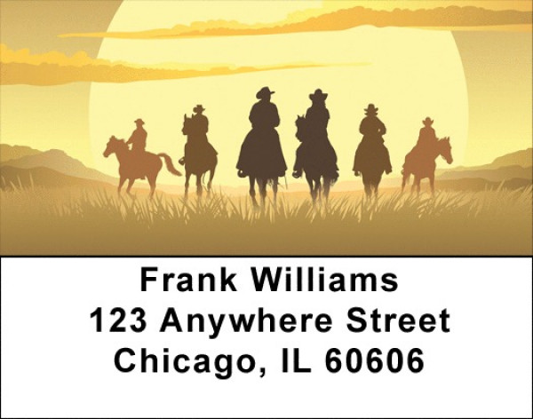 Working Cowboys Address Labels | LBQBA-11