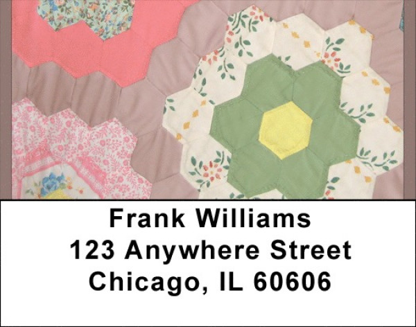 Vintage Quilt Address Labels | LBQBA-17