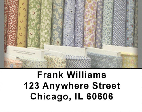 Vintage Fabrics Address Labels | LBQBA-20