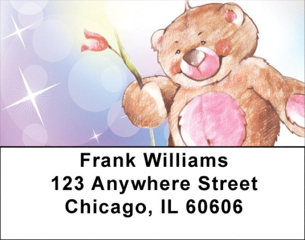 Beary Loverly Address Labels | LBQBA-23