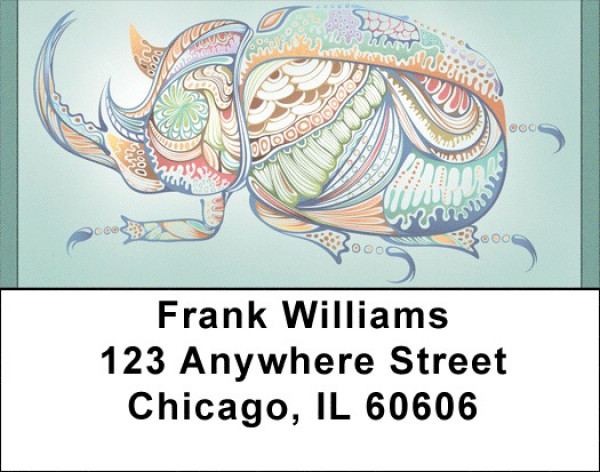 Beetle Mania Address Labels | LBQBA-30