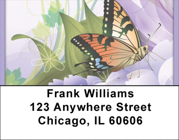 Butterfly Fantasy Address Labels | LBQBA-71
