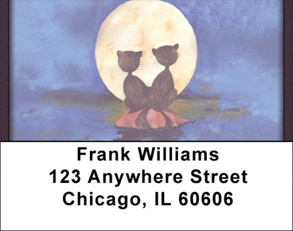 Catty Couples Address Labels | LBQBA-86