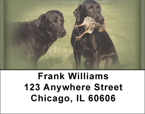 Working Labradors Address Labels | LBQBB-72