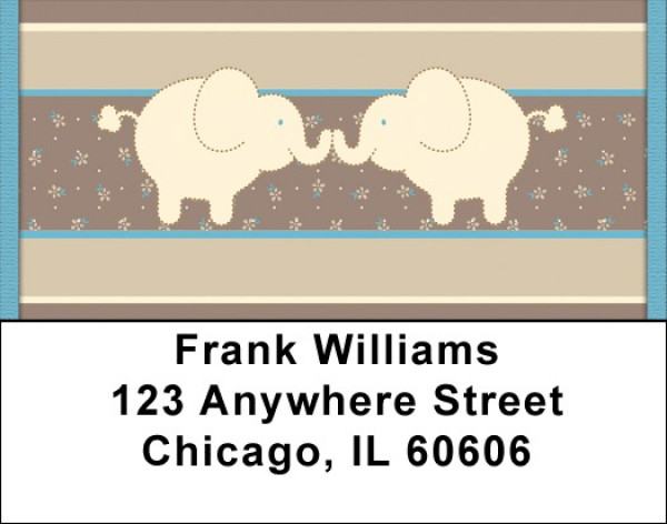 Elephant Country Address Labels | LBQBC-16