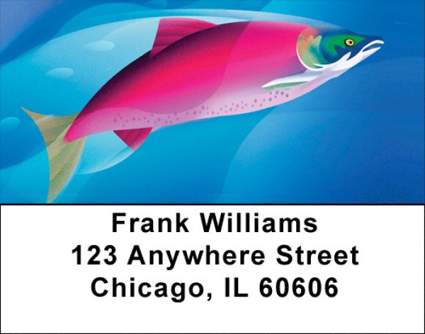 Fish Of The Sea Address Labels | LBQBC-34