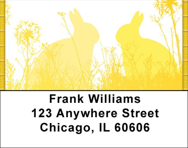 Sunny Bunny Address Labels | LBQBD-14