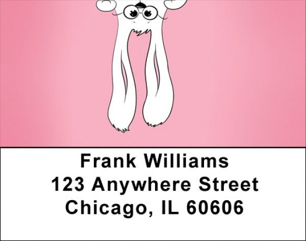 Upside Down World Address Labels | LBQBD-15