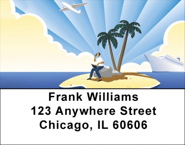 Hard At Work Address Labels | LBQBD-49