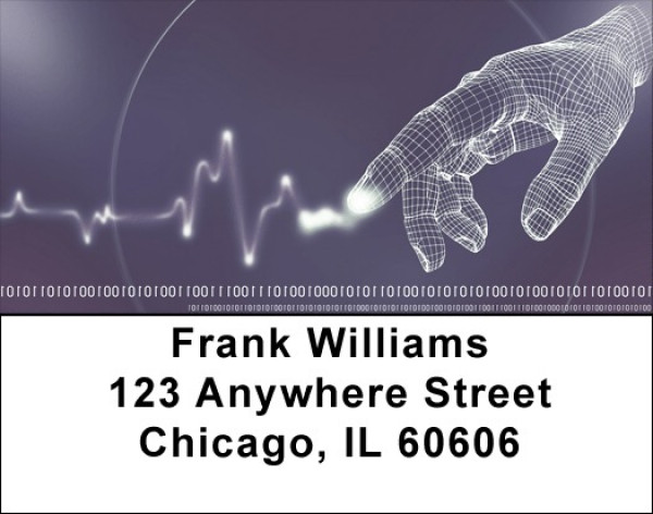 Hands On The Pulse Address Labels | LBQBE-02