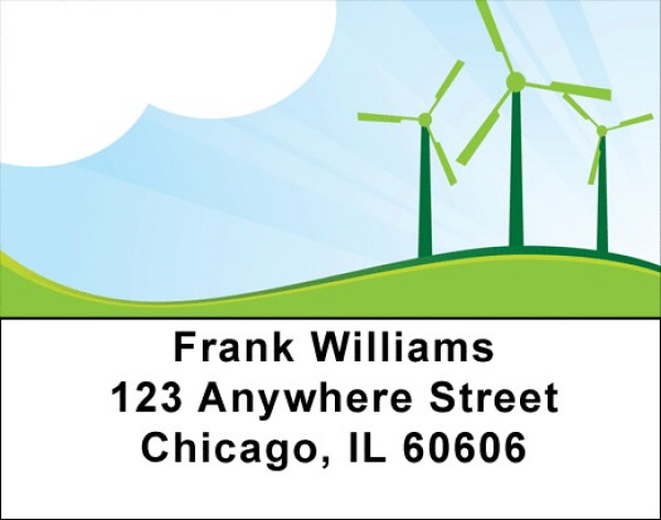 Clean Energy Address Labels | LBQBE-12