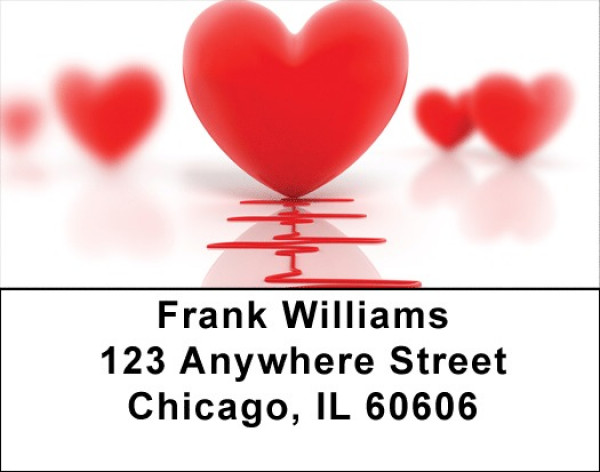 Heart Health Address Labels | LBQBE-30