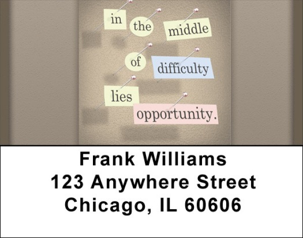 Success Reminders Address Labels | LBQBE-55
