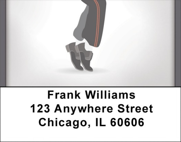 Moon Walk Tribute To King Of Pop Address Labels | LBQBE-61