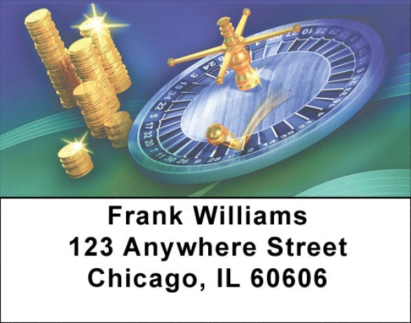 Lucky Gamble Address Labels | LBQBE-65