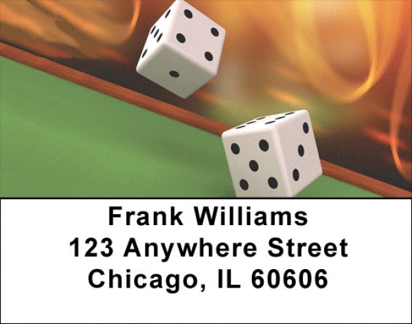 Win The Gamble Address Labels | LBQBE-66