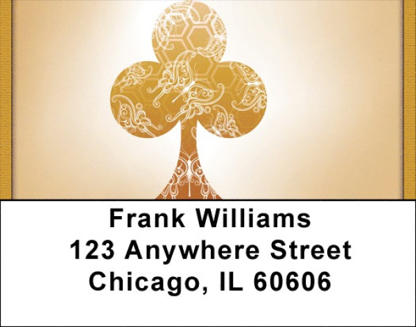 Card Game Symbols Address Labels | LBQBE-67