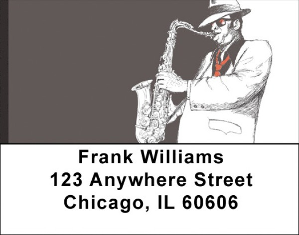 Nights Of Jazz Address Labels | LBQBE-73