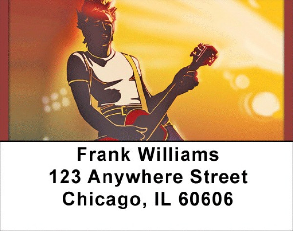 Rockin Address Labels | LBQBE-86
