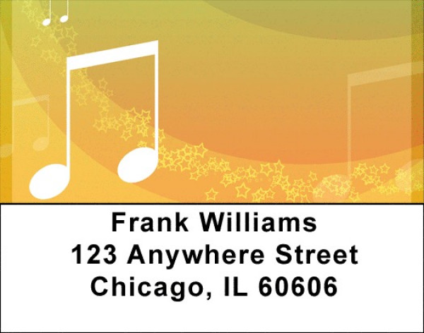 Color Me Musical Address Labels | LBQBE-92