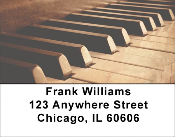 vintage Keyboards Address Labels | LBQBE-97