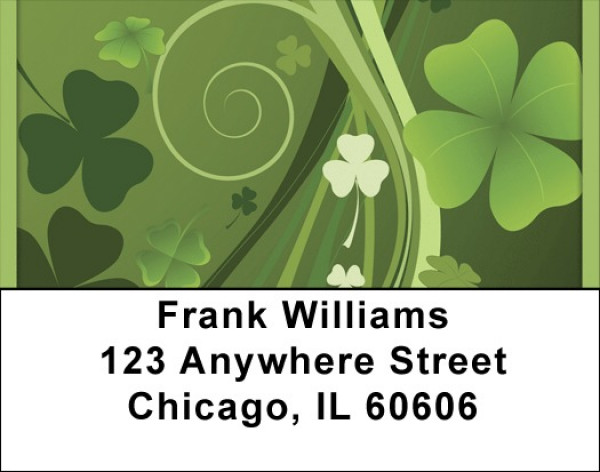Lucky Clovers Address Labels | LBQBF-22