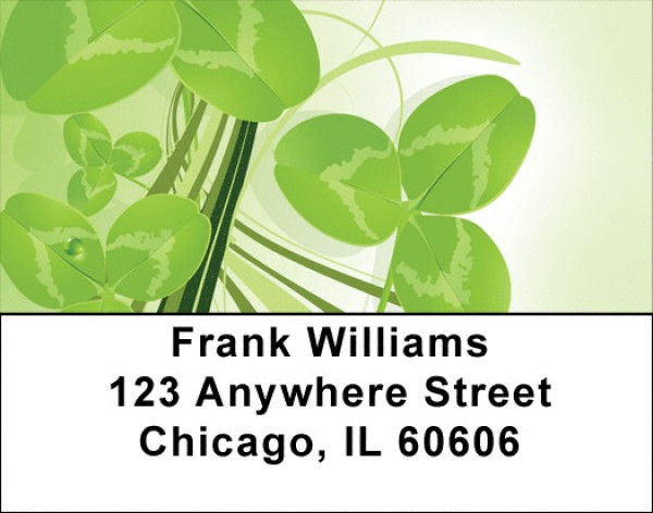 Clover And Grass Address Labels | LBQBG-36