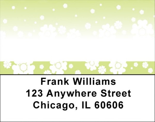 Daisies In The Air Address Labels | LBQBG-41