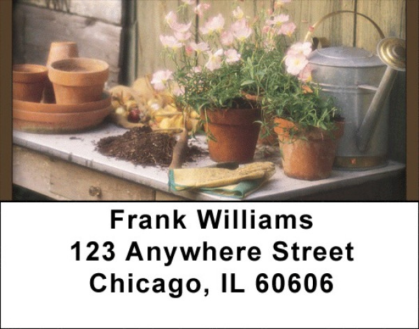 Country Gardening Address Labels | LBQBG-60