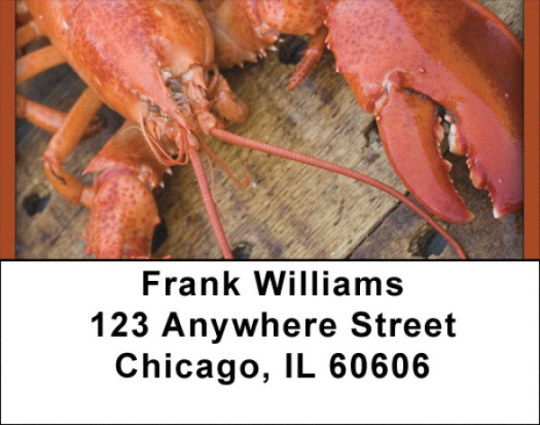 Lobster Fresh Catch Address Labels | LBQBH-35