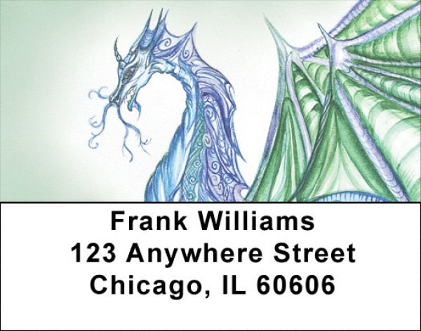 Moods Of A Dragon Address Labels | LBQBH-60