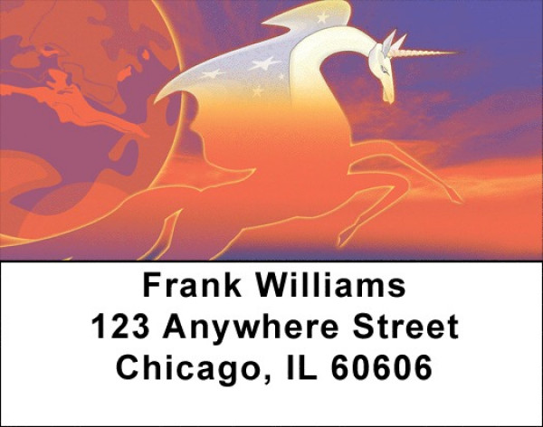 Unicorn Magic Address Labels | LBQBH-64