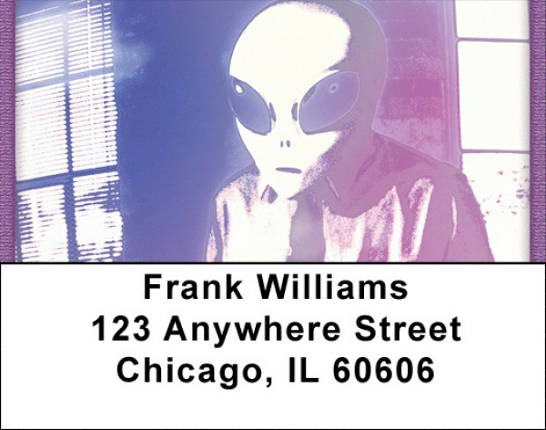 Working With aliens Address Labels | LBQBH-66