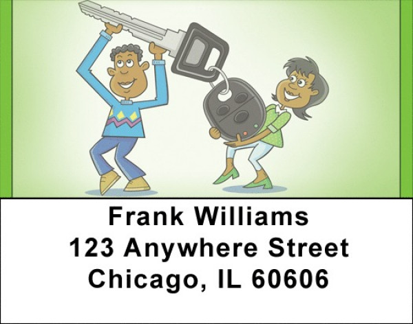 The Key Address Labels | LBQBH-75