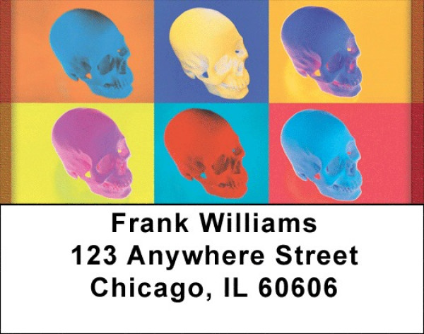 Skull Hallucinations Address Labels | LBQBI-05