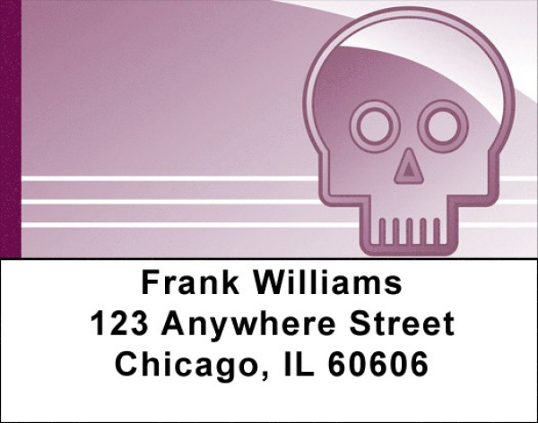 Skull Vibes Address Labels | LBQBI-06
