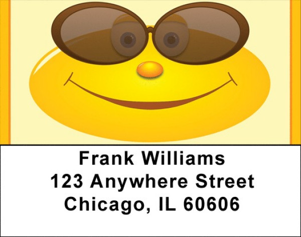 In Your Face Fun Address Labels | LBQBI-37