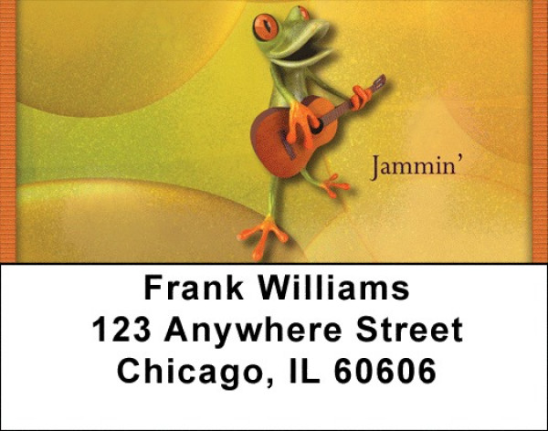 Rock out Address Labels | LBQBI-47