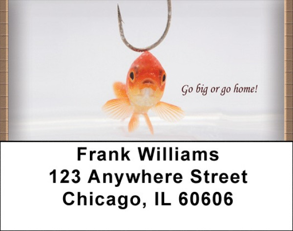 Go Big Or Go Home Address Labels | LBQBI-56